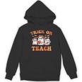 Halloween Teacher Ghosts Trick Or Teach Retro Costume Women Women's Hoodie, novelty gifts, funny gifts
