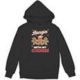 Hangin With My Cookies Gingerbread Man Xmas Teacher Women's Hoodie, novelty gifts, funny gifts