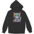Happy Dot Day Colorful Polka Dot Cat Kitten Teachers Kids Women's Hoodie, novelty gifts, funny gifts Happy Dot Day Colorful Polka Dot Cat Kitten Teachers Kids Women's Hoodie, novelty gifts, funny gifts