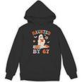 Haunted By 67 Boo Ghost Teacher 6 7 Halloween Costume Women's Hoodie, novelty gifts, funny gifts