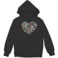 Heart Shape Art Teacher And Painting Sketching Artist Women's Hoodie, novelty gifts, funny gifts