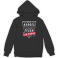 Some Heroes Wear Capes Others Teach 4th Grade Teacher Men Women Kids Women's Hoodie, novelty gifts, funny gifts