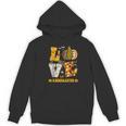 LOVE Kindergarten Pumpkin Teacher Student Halloween Costume Women's Hoodie, novelty gifts, funny gifts LOVE Kindergarten Pumpkin Teacher Student Halloween Costume Women's Hoodie, novelty gifts, funny gifts