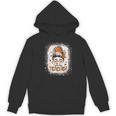 Messy Bun Spooky Teacher Bleached Halloween Teachers Women's Hoodie, novelty gifts, funny gifts Messy Bun Spooky Teacher Bleached Halloween Teachers Women's Hoodie, novelty gifts, funny gifts