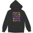 Monster ABC Cute Alphabet Halloween Teacher Costume Kids Women's Hoodie, novelty gifts, funny gifts