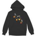 Music Note Pumpkin Fall Music Teacher Halloween Costume Women's Hoodie, novelty gifts, funny gifts