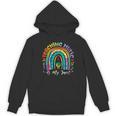 Musical Teacher Teaching Music Is My Jam Rainbow Tie Dye Women's Hoodie, novelty gifts, funny gifts Musical Teacher Teaching Music Is My Jam Rainbow Tie Dye Women's Hoodie, novelty gifts, funny gifts