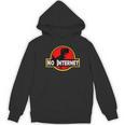 Nerdy No Internet Dinosaur Computer Science Teacher Women's Hoodie, novelty gifts, funny gifts
