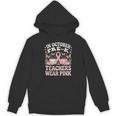 In October Pre-K Teachers Wear Pink Ribbon Breast Cancer Women's Hoodie, novelty gifts, funny gifts