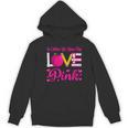 In October We Wear Pink Love Teacher Breast Cancer Awareness Women's Hoodie, novelty gifts, funny gifts In October We Wear Pink Love Teacher Breast Cancer Awareness Women's Hoodie, novelty gifts, funny gifts
