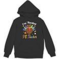 One Thankful PE Teacher Turkey Thanksgiving -Adults & Kids Classic Fit Polyester 100 Short Sleeve Women's Hoodie, novelty gifts, funny gifts