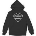 Preschool Teacher Heart Word Cloud Women's Hoodie, novelty gifts, funny gifts
