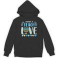 I Promise To Teach Love Hanukkah Chanukah Jewish Teacher Women's Hoodie, novelty gifts, funny gifts