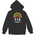 PTO Crew Parent School Volunteer Board Mom Parent Teacher Women's Hoodie, novelty gifts, funny gifts PTO Crew Parent School Volunteer Board Mom Parent Teacher Women's Hoodie, novelty gifts, funny gifts