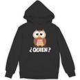 Quien Who Owl Spanish Teacher Women's Hoodie, novelty gifts, funny gifts Quien Who Owl Spanish Teacher Women's Hoodie, novelty gifts, funny gifts