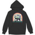 Rainbow AAC Awareness Month SPED Teacher SLP Communication Women's Hoodie, novelty gifts, funny gifts