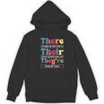 There Their They'Re English Teacher Grammar Memes Women's Hoodie, novelty gifts, funny gifts