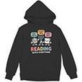 Reading Beats Everything Teacher Rock Paper Scissors Women's Hoodie, novelty gifts, funny gifts
