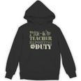 Retro Back To School Women Old Camo Pre-K Teacher Women's Hoodie, novelty gifts, funny gifts