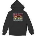 Retro Diversity Equity Inclusion Belonging DEIB Teacher Women's Hoodie, novelty gifts, funny gifts Retro Diversity Equity Inclusion Belonging DEIB Teacher Women's Hoodie, novelty gifts, funny gifts