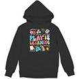 Retro Play Is Learning Kindergarten Teacher Team Women Women's Hoodie, novelty gifts, funny gifts