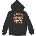 Retro Thankful Music Teacher Pumpkin Fall Thanksgiving Women's Hoodie, novelty gifts, funny gifts