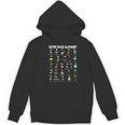 Space Alphabet Galaxy Astronaut Planets Student Teacher Women's Hoodie, novelty gifts, funny gifts