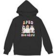 SPED Boo Crew Halloween Floral Ghost Special Ed SPED Teacher For Men Women Kids Women's Hoodie, novelty gifts, funny gifts