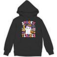 Spooky Teacher Ghost Pencil Teach Halloween Teacher Women's Hoodie, novelty gifts, funny gifts