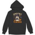 Spooky Teacher Halloween Cute Ghost Pumpkin Reading Women Women's Hoodie, novelty gifts, funny gifts