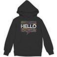 Start With Hello Different World Language Learning Teacher Women's Hoodie, novelty gifts, funny gifts Start With Hello Different World Language Learning Teacher Women's Hoodie, novelty gifts, funny gifts