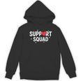 Support Squad Cute Heart Supportive Teacher Team Member Women's Hoodie, novelty gifts, funny gifts