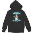 Surviving The Teacher Life Pjs Pajamas Christmas Xmas Teache Women's Hoodie, novelty gifts, funny gifts