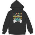 Teacher Off Duty Promoted To Stay At Home Dog Mom Teachers Women's Hoodie, novelty gifts, funny gifts