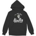 Teacher Skeleton Messy Bun I'Ll Just Wait Until Its Quiet Women's Hoodie, novelty gifts, funny gifts