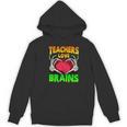 Teacher Teachers Love Brains Skeleton Hand Heart Halloween Women's Hoodie, novelty gifts, funny gifts Teacher Teachers Love Brains Skeleton Hand Heart Halloween Women's Hoodie, novelty gifts, funny gifts