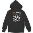 Teacher's Get Your Cray On Dabbing Crayons Women's Hoodie, novelty gifts, funny gifts Teacher's Get Your Cray On Dabbing Crayons Women's Hoodie, novelty gifts, funny gifts