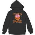 Teachers Love Brains Halloween T-Shirt For Men Women Women's Hoodie, novelty gifts, funny gifts