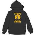 Teachers Love Brains Shirt Men Women Halloween Teacher Women's Hoodie, novelty gifts, funny gifts