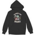 Teachers Love Brains Shirt Men Women Teacher Halloween Women's Hoodie, novelty gifts, funny gifts