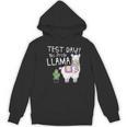 Teachers Testing Day Test Day No Prob Llama Teacher Women's Hoodie, novelty gifts, funny gifts