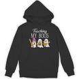 Teaching My Boos Ghost Teacher Halloween Spooky Educator Women's Hoodie, novelty gifts, funny gifts