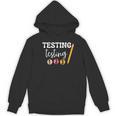 Testing Testing 123 Cute Math Teacher Student Test Day Men Women Girls Kids Women's Hoodie, novelty gifts, funny gifts