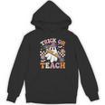Trick Or Teach Groovy Teacher Halloween Retro Ghost Women's Hoodie, novelty gifts, funny gifts Trick Or Teach Groovy Teacher Halloween Retro Ghost Women's Hoodie, novelty gifts, funny gifts