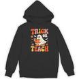 Trick Or Teach Halloween Shirt For Teacher Kids Floral Ghost Women's Hoodie, novelty gifts, funny gifts Trick Or Teach Halloween Shirt For Teacher Kids Floral Ghost Women's Hoodie, novelty gifts, funny gifts
