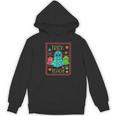 Trick Or Teach Neon Ghost Flower Teacher Spooky Halloween Women's Hoodie, novelty gifts, funny gifts