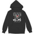 I Have Two Titles Teacher And Mom I Rock Them Both Floral Women's Hoodie, novelty gifts, funny gifts