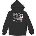 Valentines Day Teacher Tee I Love My Students A Latte Women's Hoodie, novelty gifts, funny gifts