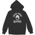 Vintage Halloween Teacher Women Reading Read More Books Women's Hoodie, novelty gifts, funny gifts