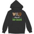 Wild About 3rd Grade Teacher Student Third Grade Zoo Safari Men Women Girls Kids Women's Hoodie, novelty gifts, funny gifts